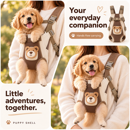 Puppy Shell™ Hands-Free Dog Carrier