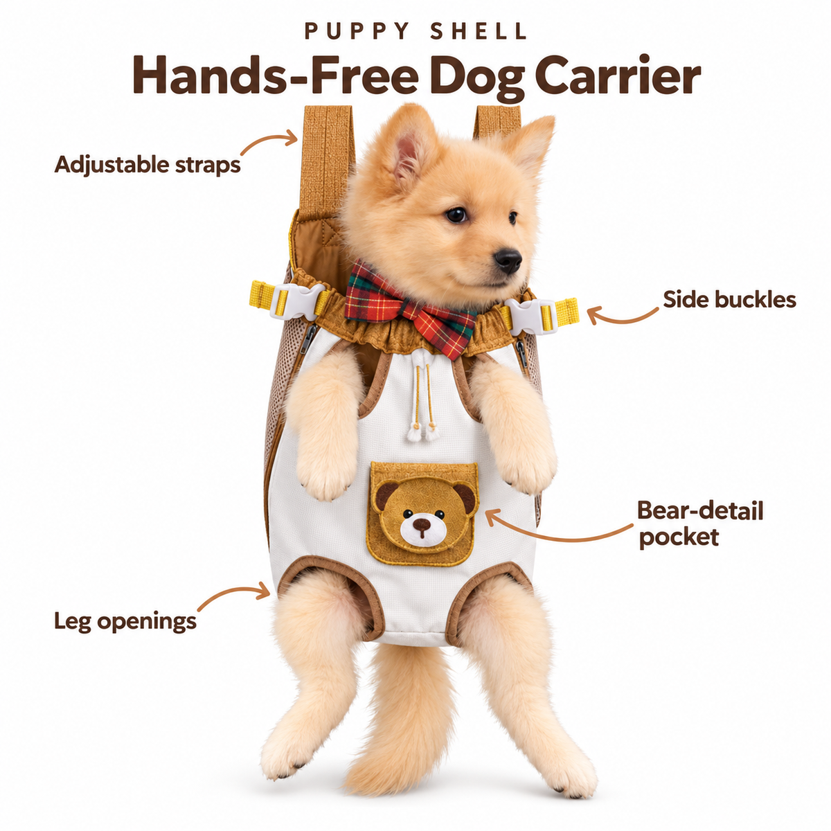 Puppy Shell™ Hands-Free Dog Carrier